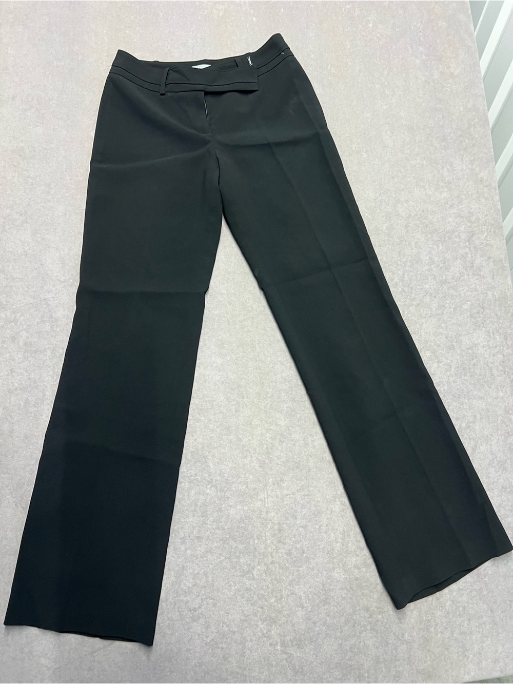 Ann Taylor Black Wide-Leg Dress Pants